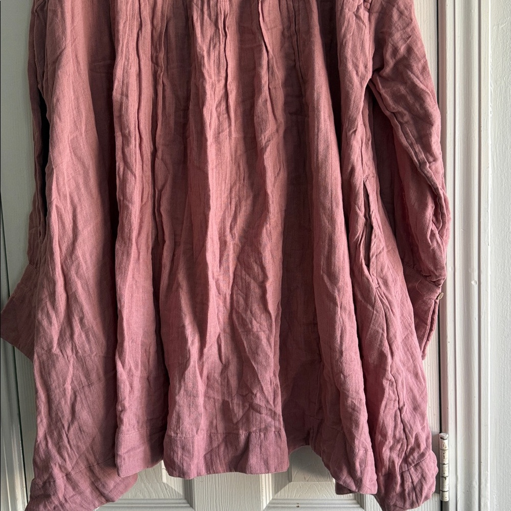Free People Voyager Shirtdress Button-Front Oversized Dress - Picture 11 of 16